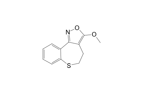 3-Methoxy-4,5-dihydrobenzo[b]thioepino[4,5-c]isoxazole