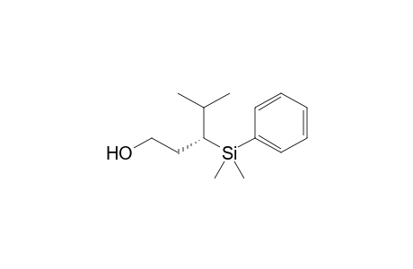 (3R)-3-[dimethyl(phenyl)silyl]-4-methyl-1-pentanol