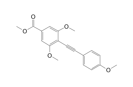 Methyl 3,5-Dimethoxy-4-(4-methoxyphenylethynyl)benzoate