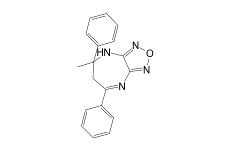 5-Methyl-5,7-diphenyl-5,6-dihydro-4H-[1,2,5]oxadiazolo[3,4-b][1,4]diazepine