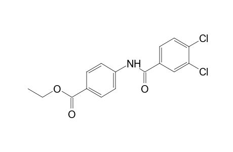 p-(3,4-dichlorobenzamido)benzoic acid, ethyl ester