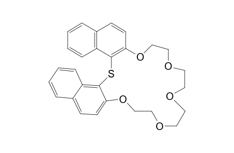 1-Thia-4,7,10,13,16-pentaoxa-2,3;17,18-dinaphthyl-cyclooctadecane