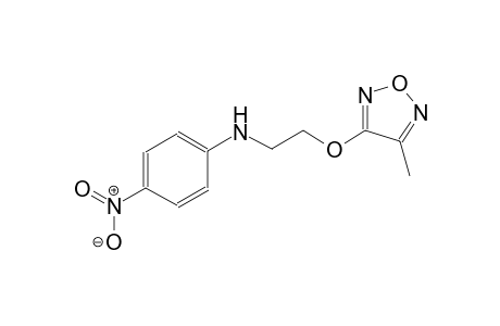 N-{2-[(4-methyl-1,2,5-oxadiazol-3-yl)oxy]ethyl}-4-nitroaniline