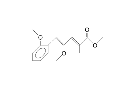 (2E,4E)-4-Methoxy-5-(2-methoxy-phenyl)-2-methyl-penta-2,4-dienoic acid, methyl ester