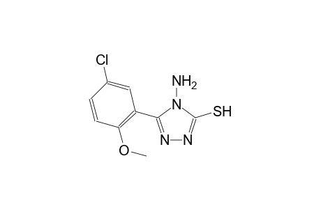 4-Amino-5-(5-chloro-2-methoxyphenyl)-4H-1,2,4-triazole-3-thiol