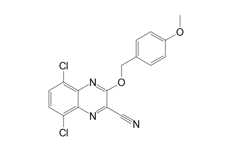 5,8-Dichloro-2-cyano-3-(p-methoxybenzyloxy)quinoxaline