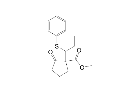 Methyl 2-oxo-1-(1'-phenylthiopropyl)cyclopentanecarboxylate