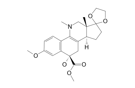 SPIRO-[6-HYDROXY-3-METHOXY-6-METHOXYCARBONYL-11-METHYL-11-AZAESTRA-1,3,5(10),8-TETRAENE-17,2'-DIOXANE]