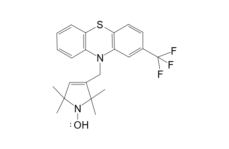 2,2,5,5-Tetramethyl-3-(2-trifluoromethyl-phenothiazin-10-ylmethyl)-2,5-dihydro-pyrrol-1-oxyl