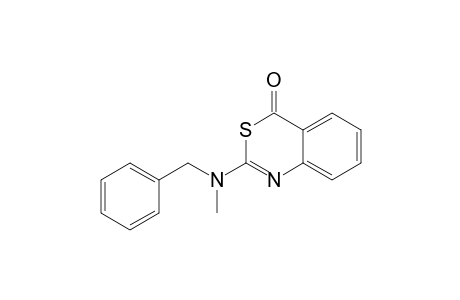 2-(N-BENZYL-N-METHYLAMINO)-4H-3,1-BENZOTHIAZIN-4-ONE