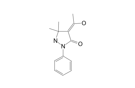 4-ACETYL-5,5-DIMETHYL-2-PHENYLPYRAZOLIDIN-3-ONE;FORM_E