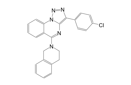 [1,2,3]triazolo[1,5-a]quinazoline, 3-(4-chlorophenyl)-5-(3,4-dihydro-2(1H)-isoquinolinyl)-