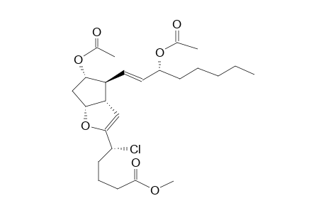 5S-CHLORO-6,7-DIDEHYDRO-11,15-DIACETOXY-PROSTAGLANDIN PGI1 METHYL ESTER