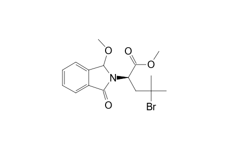 METHYL-(2S,3'S)-4-BROMO-2-(2,3-DIHYDRO-3-METHOXY-1-OXO-1H-ISOINDOL-2-YL)-4-METHYLPENTANOATE