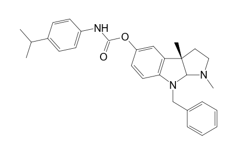(-)-(3aS)-8-Benzyl-1,3a-dimethyl-1,2,3,3a,8,8a-hexahydropyrrolo[2,3-b]indol-5-yl N-4'-Isopropylphenylcarbamate