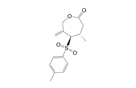 (4S,5R)-4-methyl-6-methylene-5-(p-tolylsulfonyl)oxepan-2-one