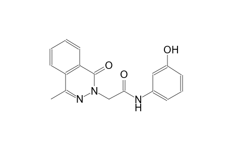 N-(3-hydroxyphenyl)-2-(4-methyl-1-oxo-2(1H)-phthalazinyl)acetamide