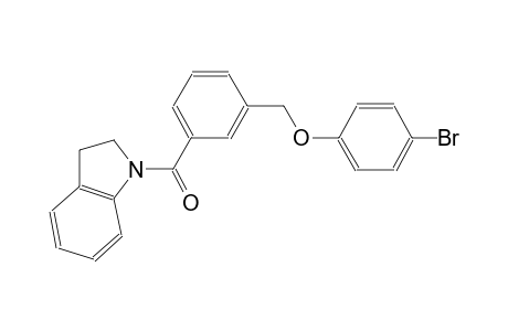 4-bromophenyl 3-(2,3-dihydro-1H-indol-1-ylcarbonyl)benzyl ether