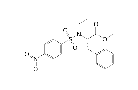 (S)-2-[Ethyl-(4-nitro-benzenesulfonyl)-amino]-3-phenyl-propionic acid methyl ester