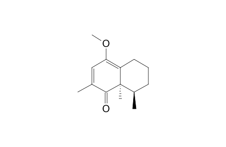 trans/cis-5-Methoxy-1,3,10-trimethylbicyclo[4.4.0]deca-3,5-dien-2-one-