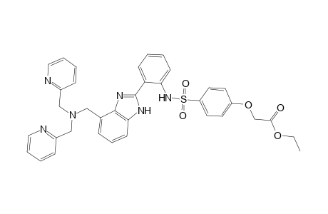 Ethyl {4-{2-{4-[(bispyridin-2-ylmethylamino)methyl]-1H-benzimidazol-2-yl}phenylsulfamoyl}phenoxy}acetate
