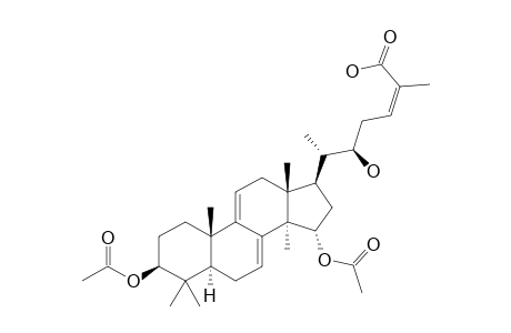 3.beta.,15.alpha.-Diacetoxy-22.alpha.-hydroxylanosta-7,9(11),24-trien-26-oic Acid