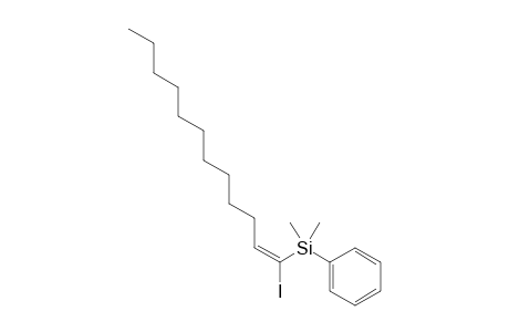 (E)-1-Dimethylphenylsilyl-1-iodo-1-dodecene