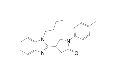 4-(1-butyl-1H-benzimidazol-2-yl)-1-(4-methylphenyl)-2-pyrrolidinone