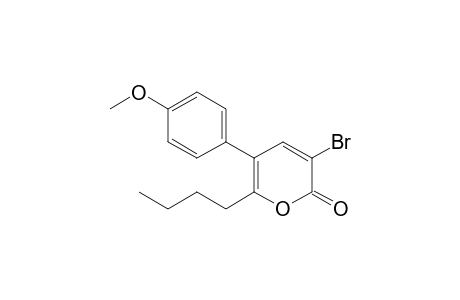 3-Bromanyl-6-butyl-5-(4-methoxyphenyl)pyran-2-one