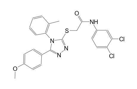 N-(3,4-dichlorophenyl)-2-{[5-(4-methoxyphenyl)-4-(2-methylphenyl)-4H-1,2,4-triazol-3-yl]sulfanyl}acetamide