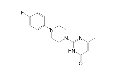 2-[4-(4-fluorophenyl)-1-piperazinyl]-6-methyl-4(3H)-pyrimidinone