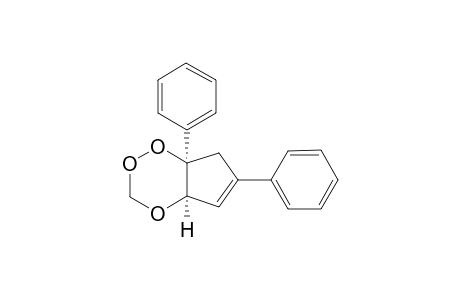 7H-Cyclopenta-1,2,4-trioxin, 4a,7a-dihydro-6,7a-diphenyl-, cis-(.+-.)-