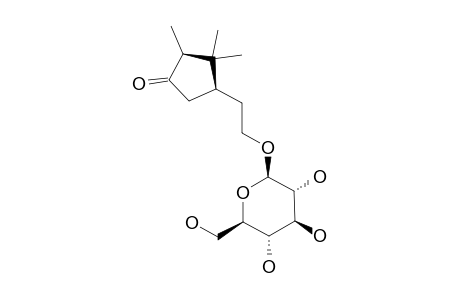 2-(4-OXO-2,2,3-TRIMETHYLCYCLOPENTYL)-ETHYL-BETA-D-GLUCOPYRANOSIDE