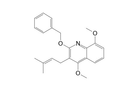2-Benzoxy-4,8-dimethoxy-3-(3-methylbut-2-enyl)quinoline