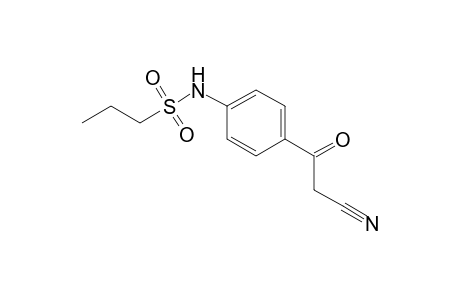1-Propanesulfonamide, N-[4-(2-cyanoacetyl)phenyl]-