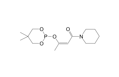 2-(1-PIPERIDINOCARBONYLPROP-1-EN-2-YLOXY)-5,5-DIMETHYL-1,3,2-DIOXAPHOSPHORINANE (ISOMER MIXTURE)