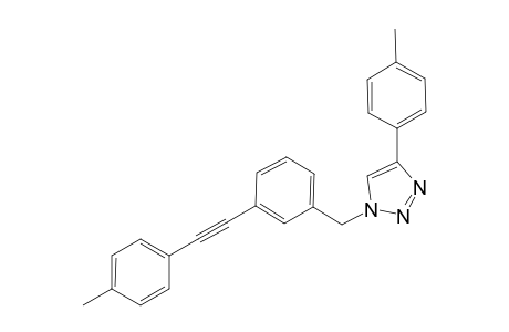 1-(3-(2-p-tolylethynyl)benzyl)-4-p-tolyl-1H-1,2,3-triazole