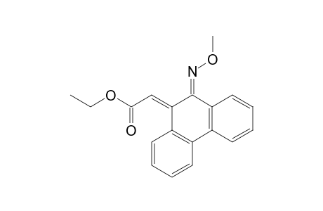 (2E)-2-[(10E)-10-methoxyimino-9-phenanthrenylidene]acetic acid ethyl ester