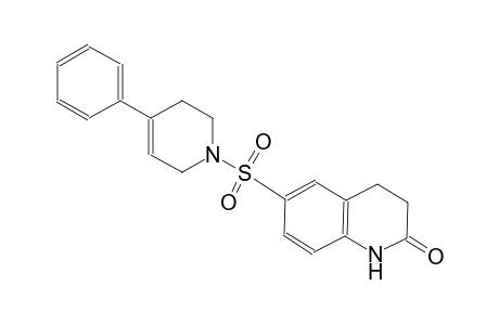 6-[(4-phenyl-3,6-dihydro-1(2H)-pyridinyl)sulfonyl]-3,4-dihydro-2(1H)-quinolinone