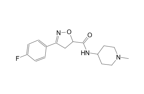5-isoxazolecarboxamide, 3-(4-fluorophenyl)-4,5-dihydro-N-(1-methyl-4-piperidinyl)-