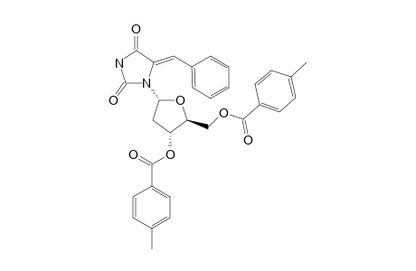 (Z)-1-[2-DEOXY-3,5-BIS-O-(4-METHYLBENZOYL)-ALPHA-D-ERYTHRO-PENTOFURANOSYL]-5-(PHENYLMETHYLENE)-2,4-IMIDAZOLIDINEDIONE