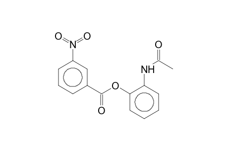 3-Nitrobenzoic acid (2-acetamidophenyl) ester