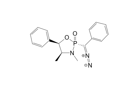 (2R,4S,5R)-2-(.alpha.-Diazobenzyl)-3,4-dimethyl-2-oxo-5-phenyl-1,3-2.lamda.(5)-oxazaphospholidine