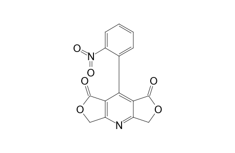 8-(2'-Nitrophenyl)-1,3,5,7-tetrahydro-difuro[3,4-b ; 3',4'-e]pyridine-1,7-dione