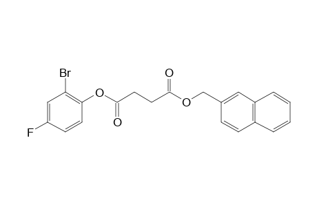 Succinic acid, naphth-2-ylmethyl 2-bromo-4-fluorophenyl ester