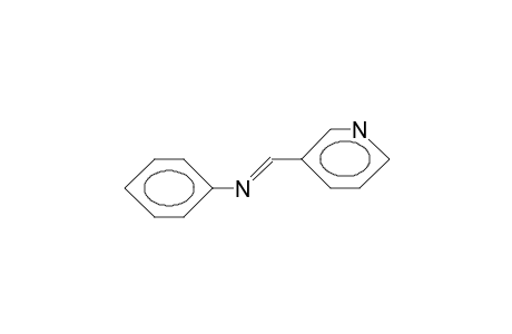N-(3-Pyridylmethylene)-benzeneamine