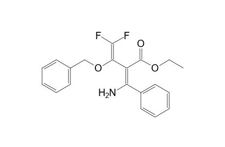 Ethyl 4,4-Difluoro-3-benzyloxy-2-(aminophenylmethylene)-3-butenoate