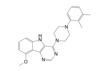 4-[4-(2,3-dimethylphenyl)-1-piperazinyl]-9-methoxy-5H-pyrimido[5,4-b]indole