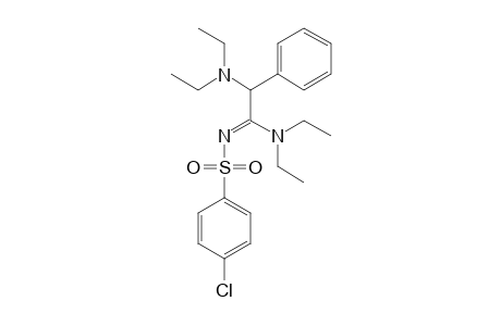 N-[1,2-BIS-(DIETHYLAMINO)-2-PHENYLETHYLIDENE]-4-CHLOROPHENYLSULFONAMIDE