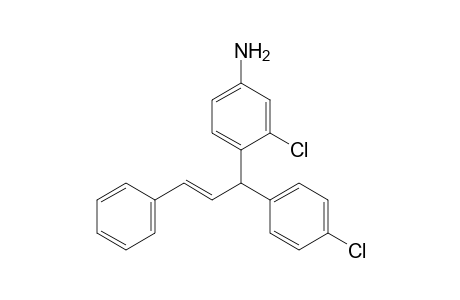 (E)-3-chloro-4-[1-(4-chlorophenyl)-3-phenylallyl]aniline